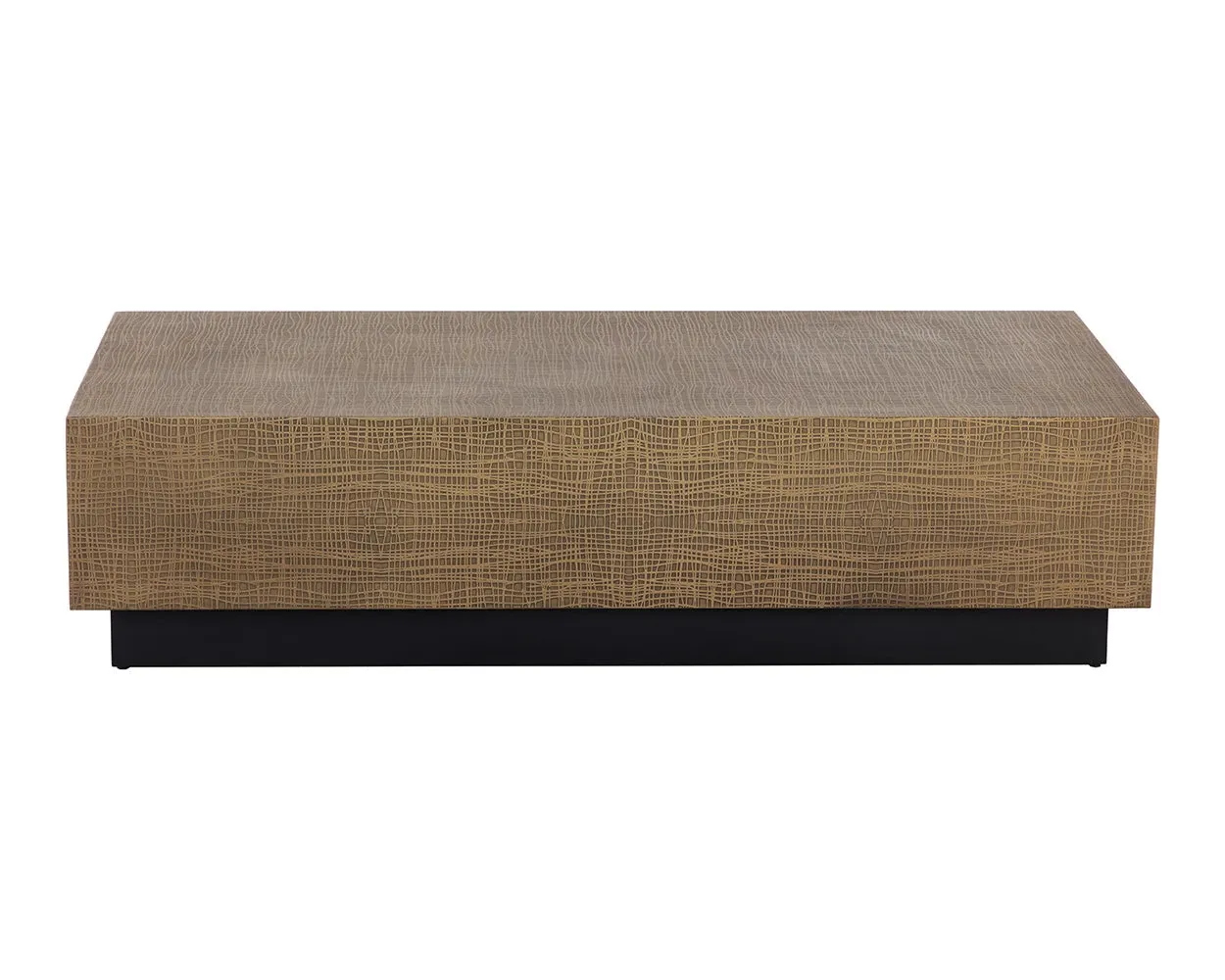 Alana Brown Rectangular Coffee Table