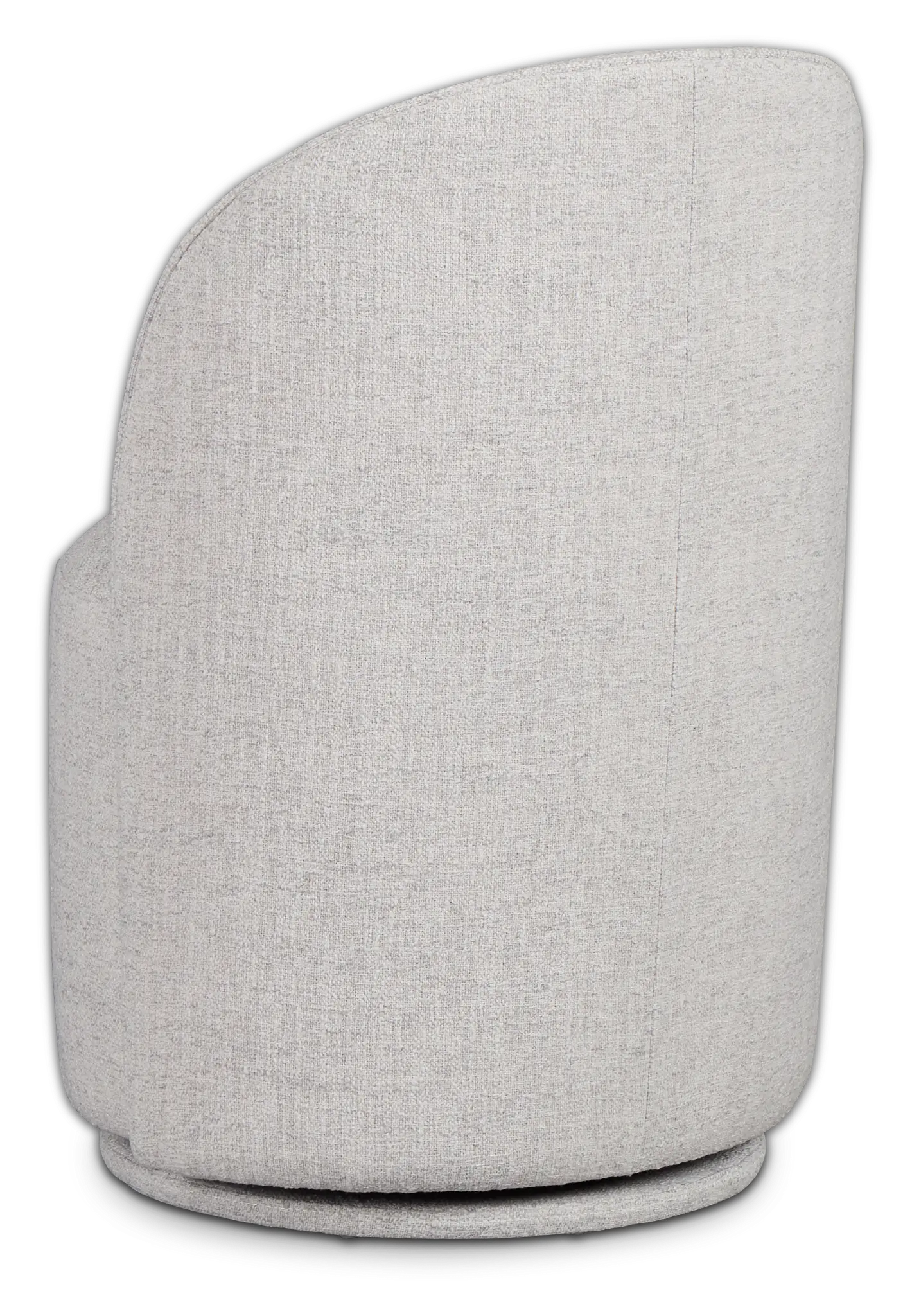 Claude Gray Round Upholstered Side Chair Claude Gray Round Upholstered Side Chair