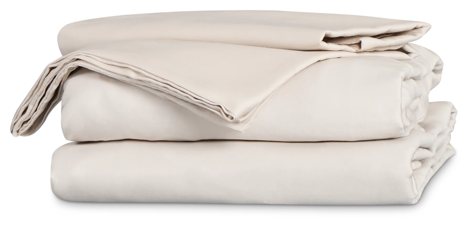 Rest & Renew Cotton Sateen Beige 300 Thread Sheet Set