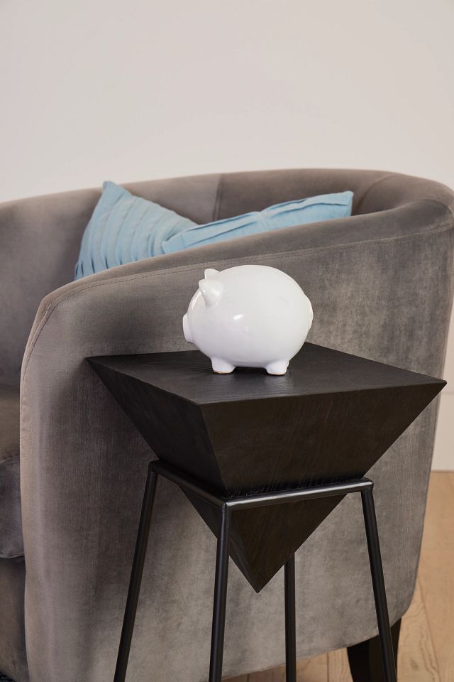Roxy Black Accent Table