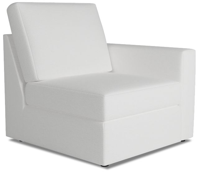 Citymod White Fabric Right Chair