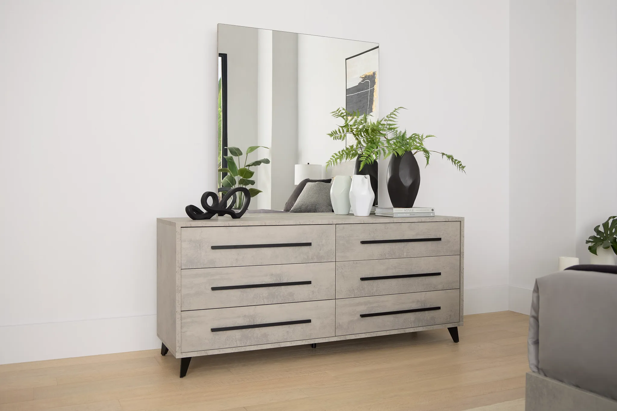 Pomona Gray Drawer Dresser