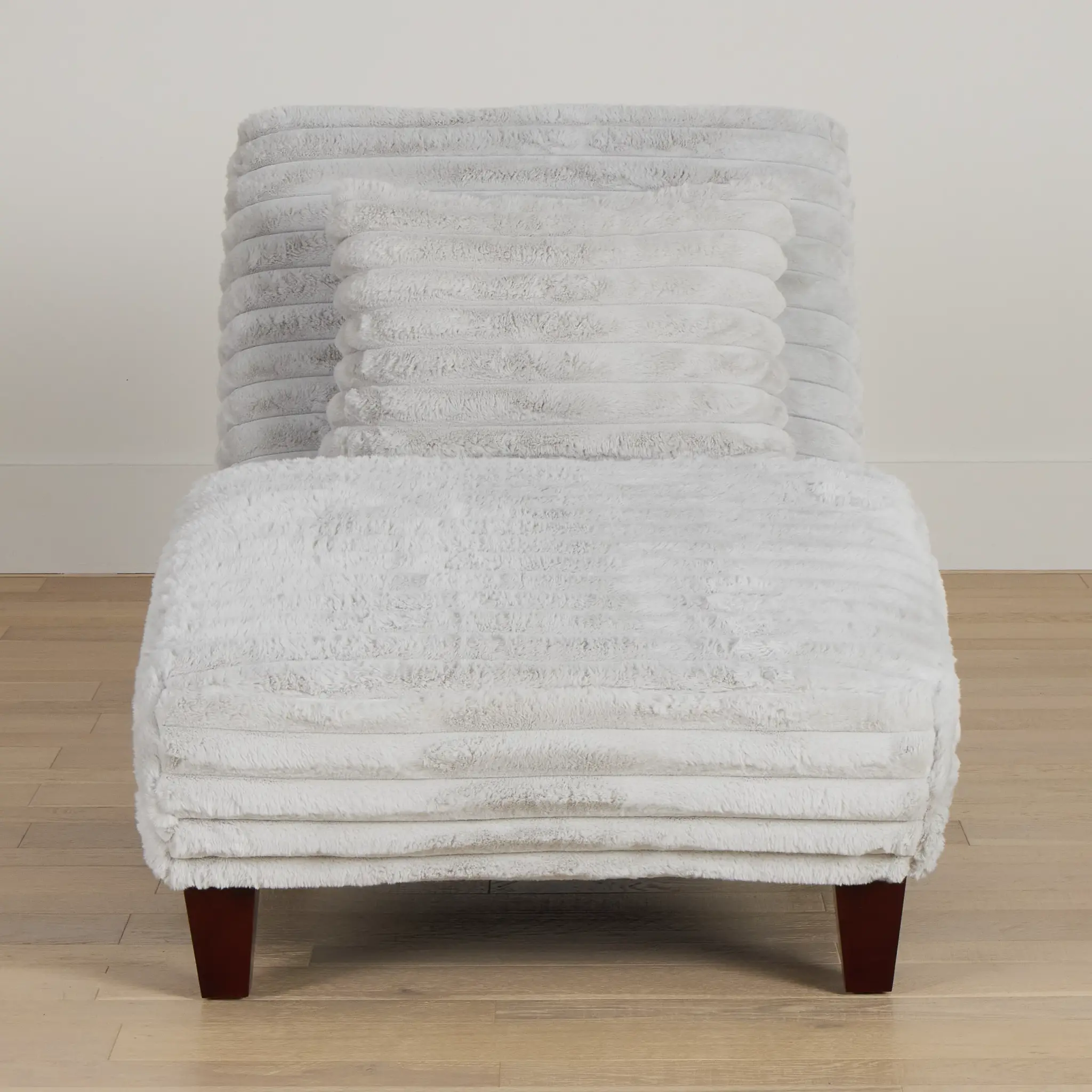 Kylie Light Gray Fabric Chaise Kylie Light Gray Fabric Chaise