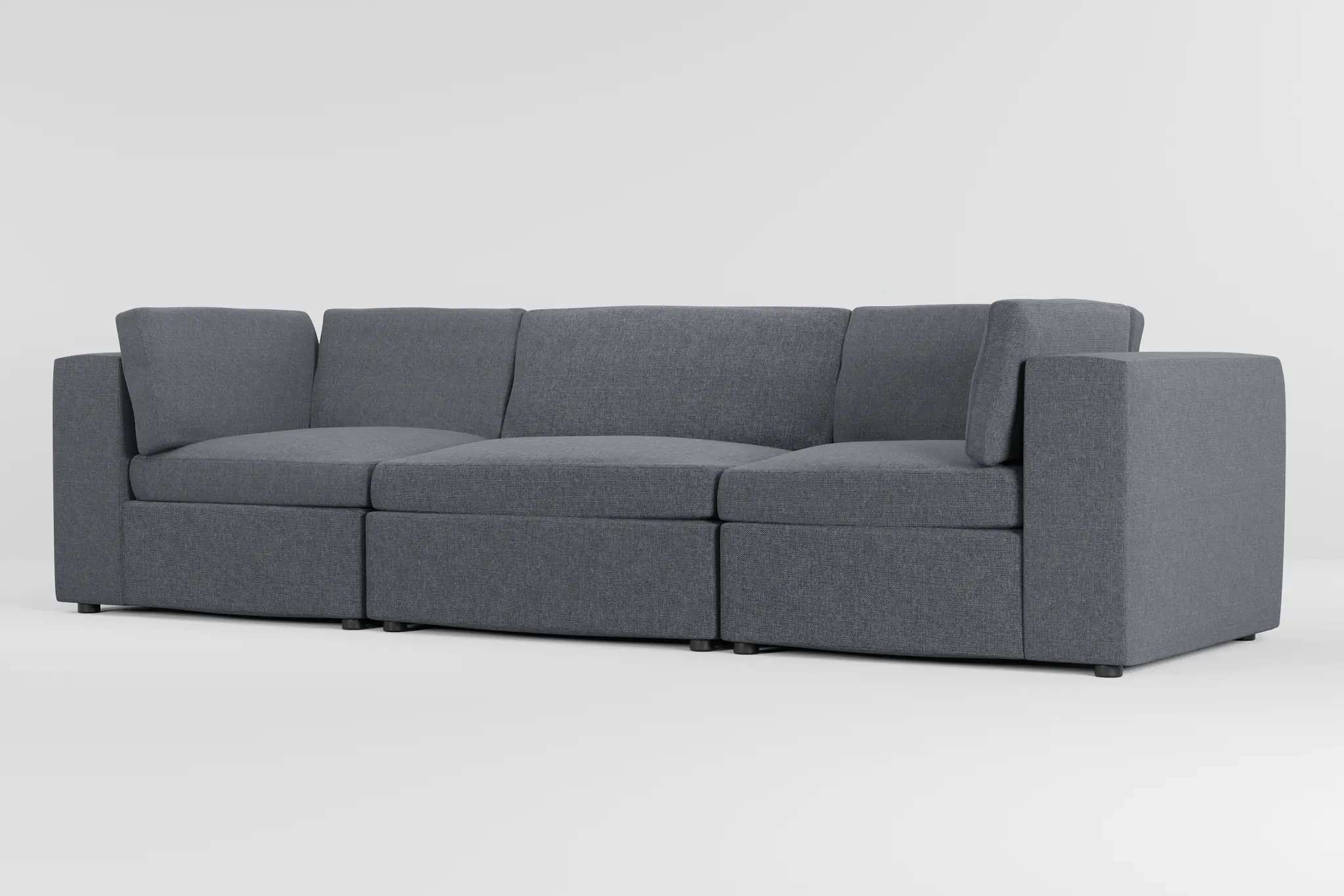 Destin Elevation Gray Fabric 3-piece Modular Sofa Destin Elevation Gray Fabric 3-piece Modular Sofa