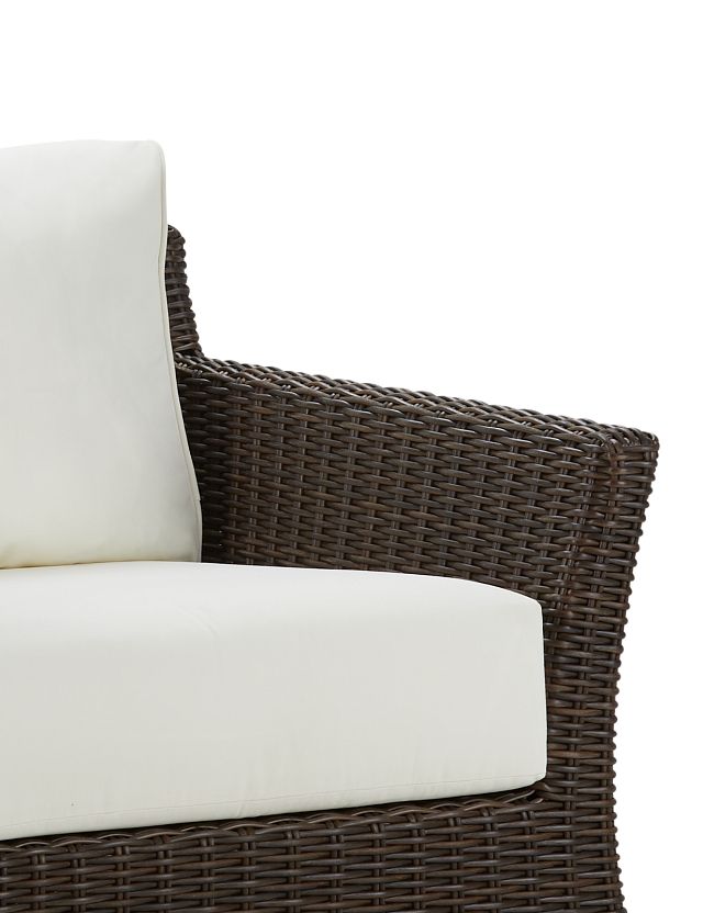 Southport White Woven Chair