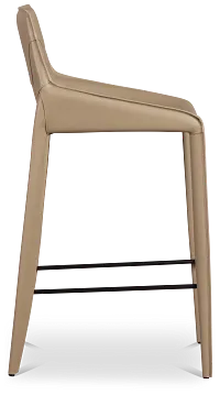 Wayne Beige 27" Upholstered Barstool