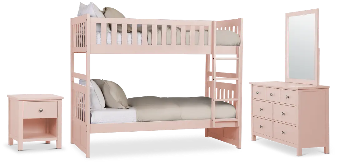 Charleston Pink Bunk Bed Bedroom Charleston Pink Bunk Bed Bedroom