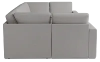 Citymod Light Gray Fabric 8-piece Pit Sectional