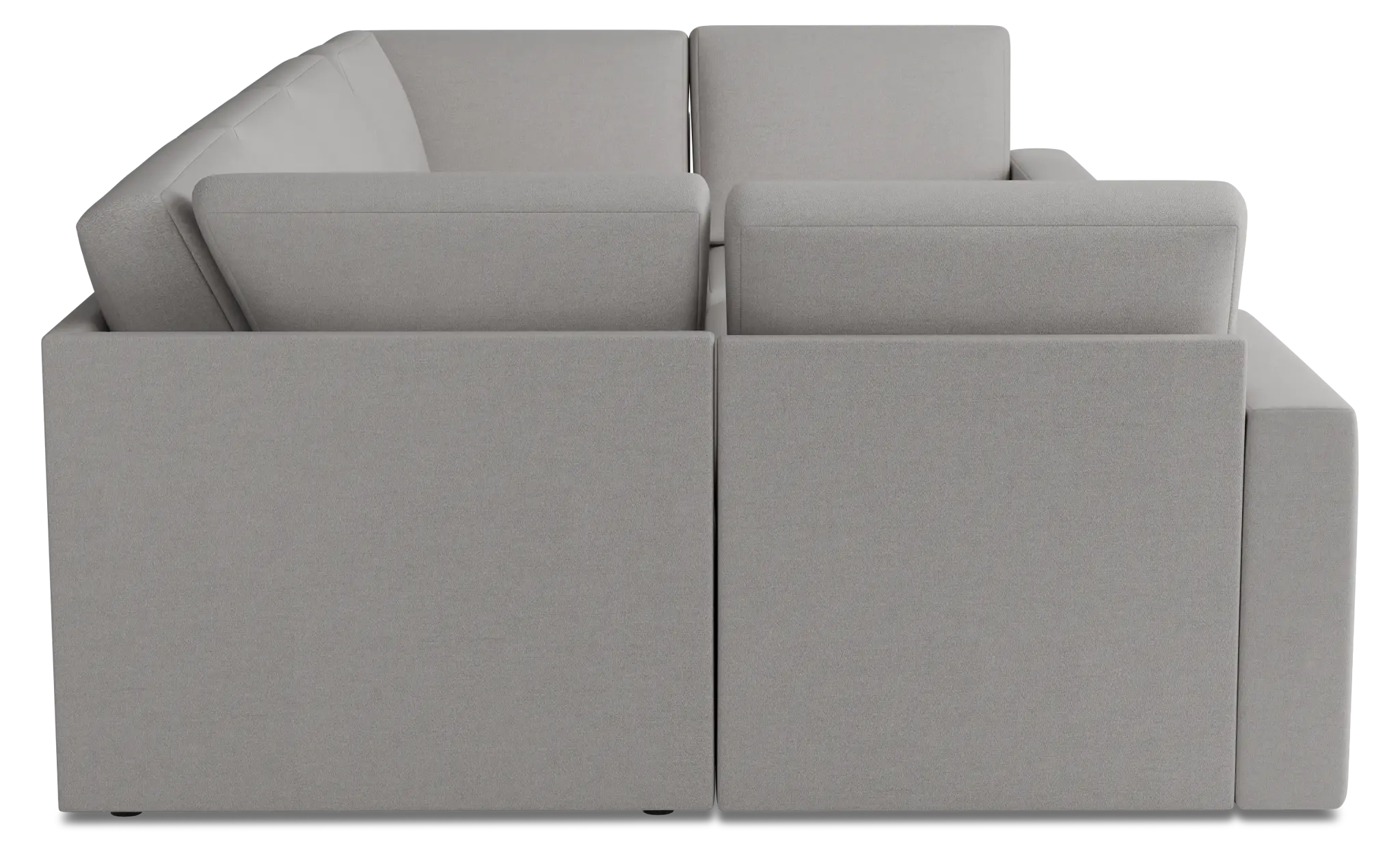 Citymod Light Gray Fabric 8-piece Pit Sectional Citymod Light Gray Fabric 8-piece Pit Sectional