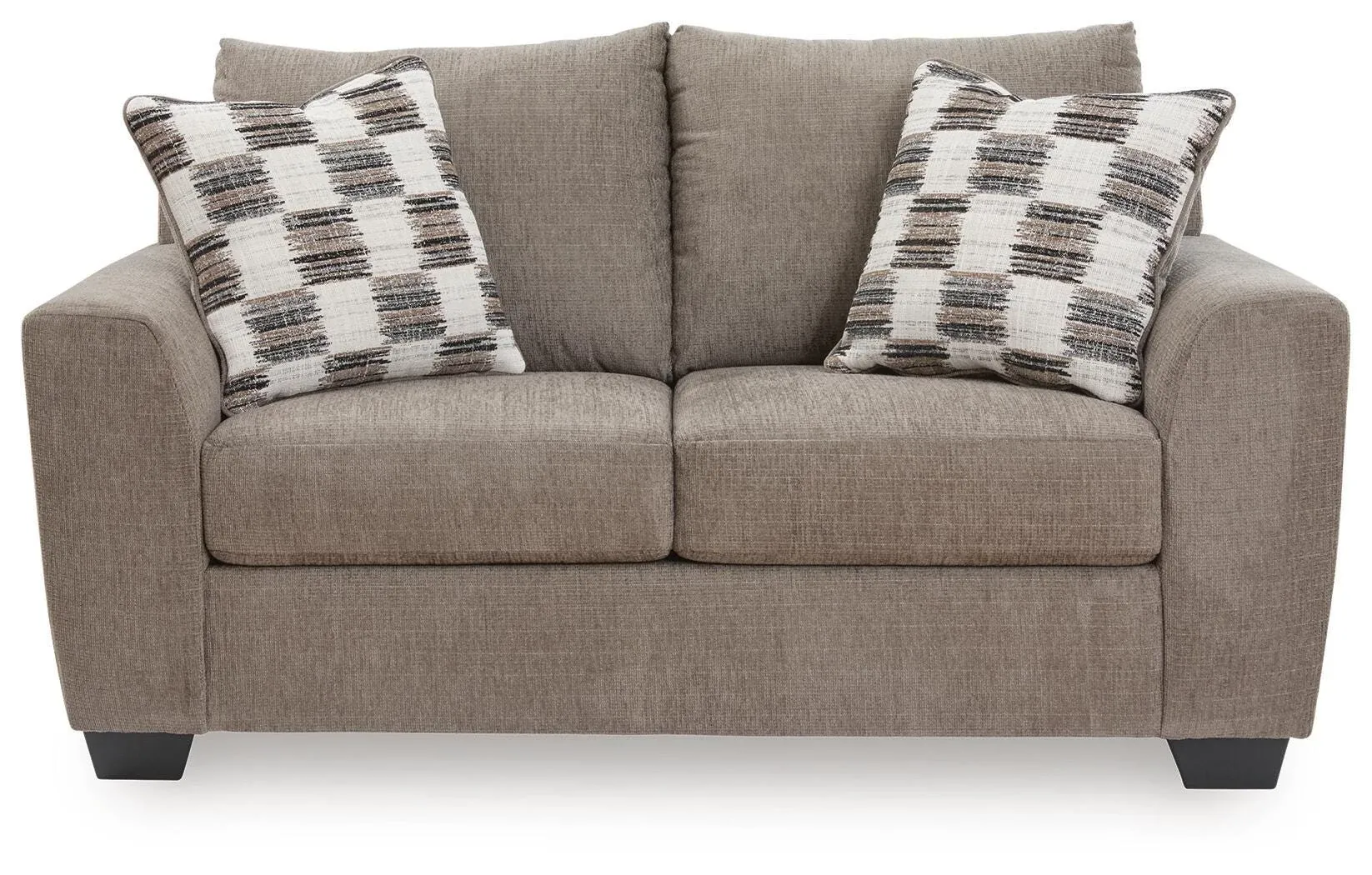 Loreo Taupe Micro Loveseat
