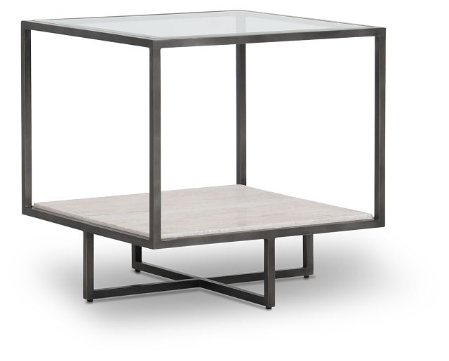 Harlow Glass End Table
