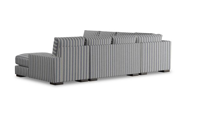 Edgewater Sea Lane Dark Blue Large Right Chaise Sectional