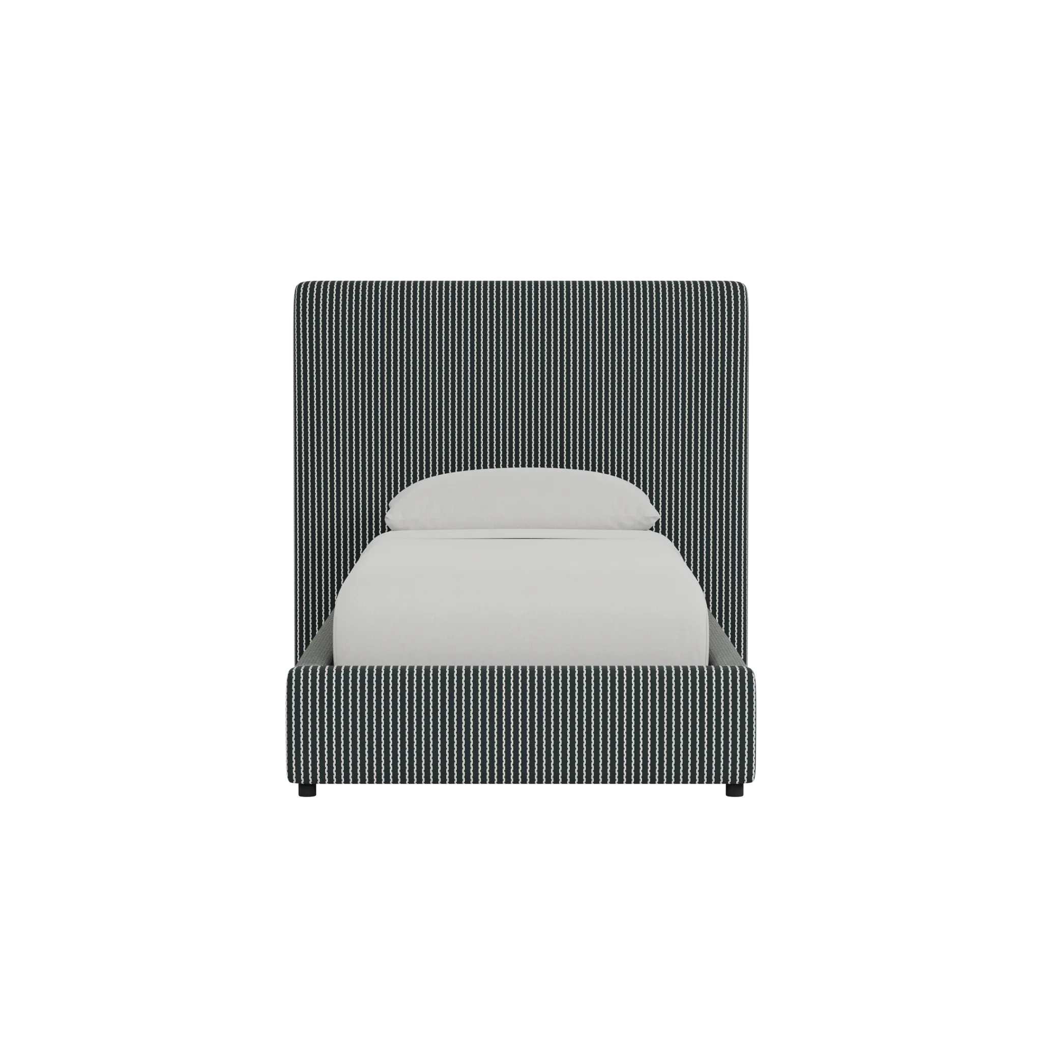 Grayton Lucy Navy 54" Upholstered Platform Bed