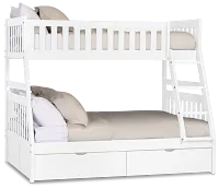 Charleston White Storage Bunk Bed