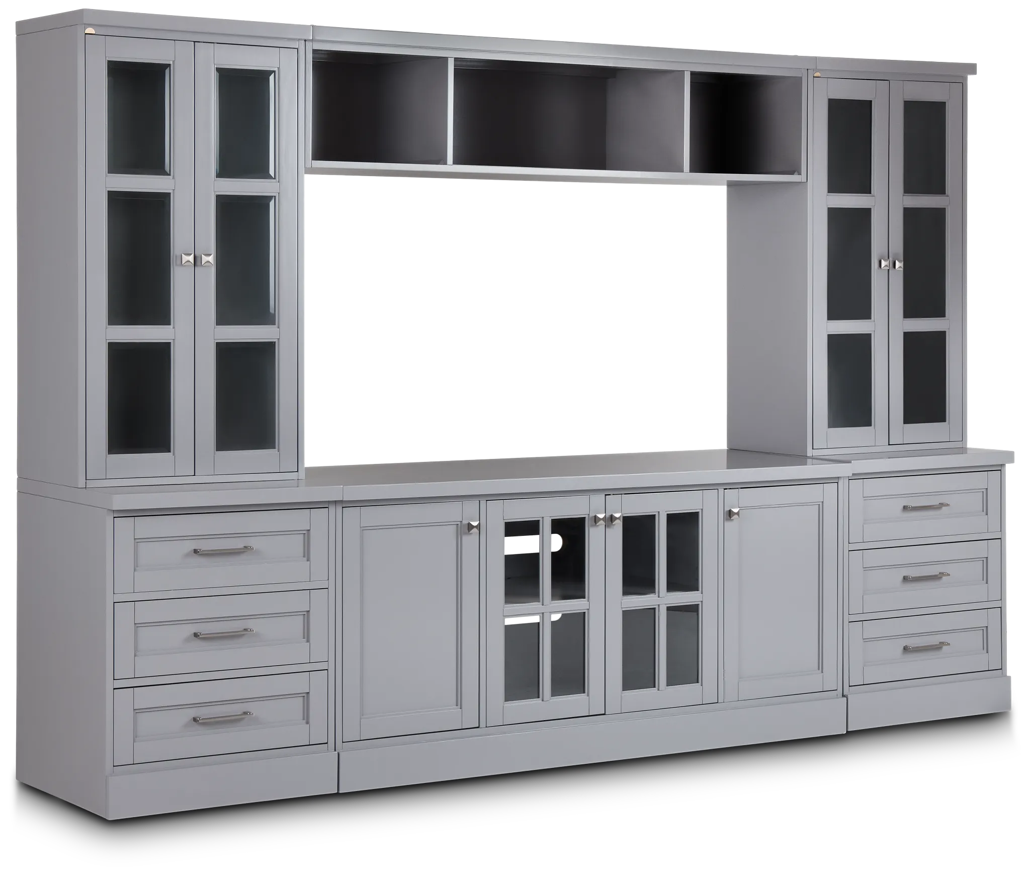 Newport Gray Drawer Entertainment Wall