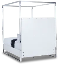 Miami White Uph Canopy Bed