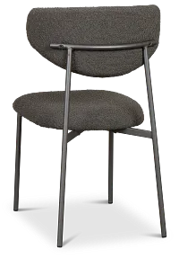 Fresno Dark Gray Upholstered Side Chair