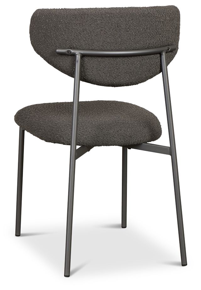 Fresno Dark Gray Upholstered Side Chair