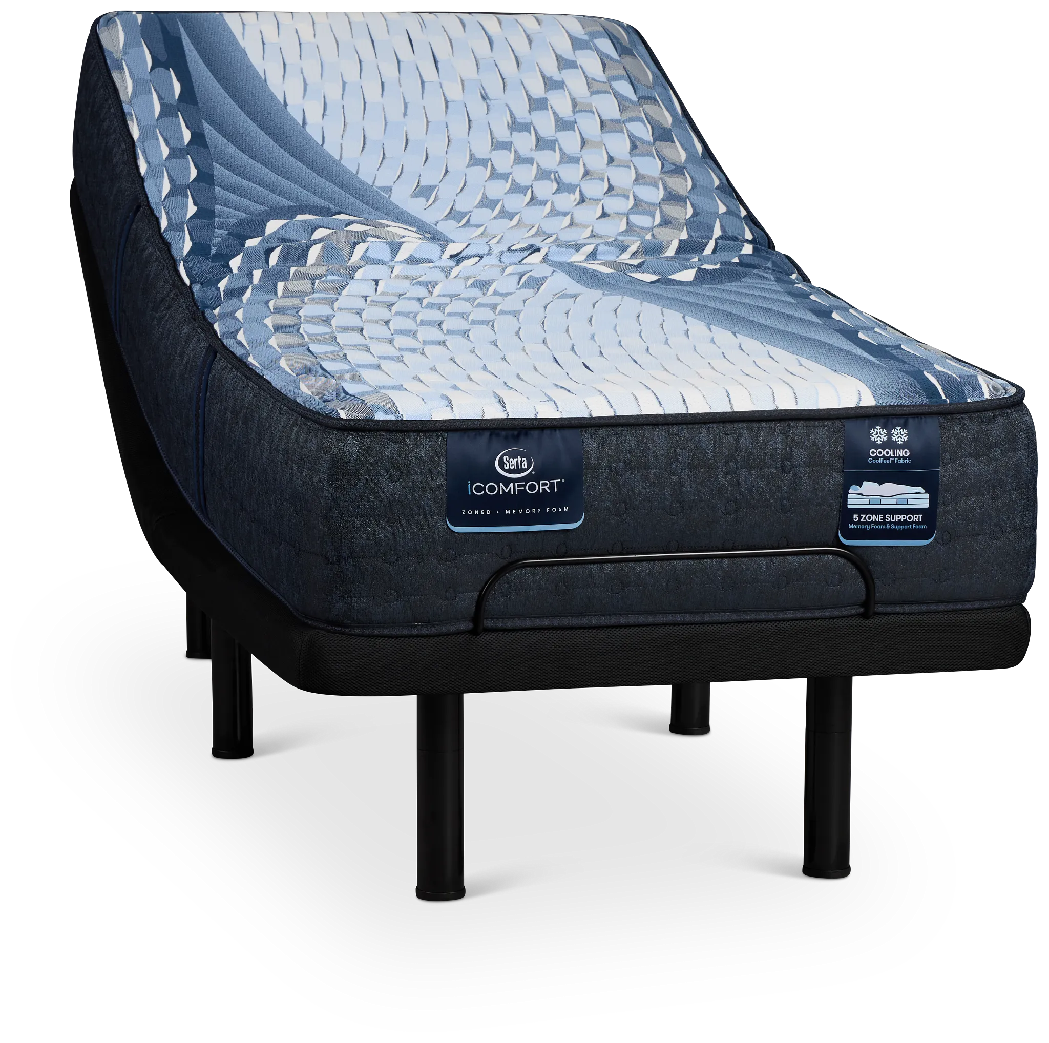 Serta Icomfort Aveda Plush Plus Adjustable Mattress Set