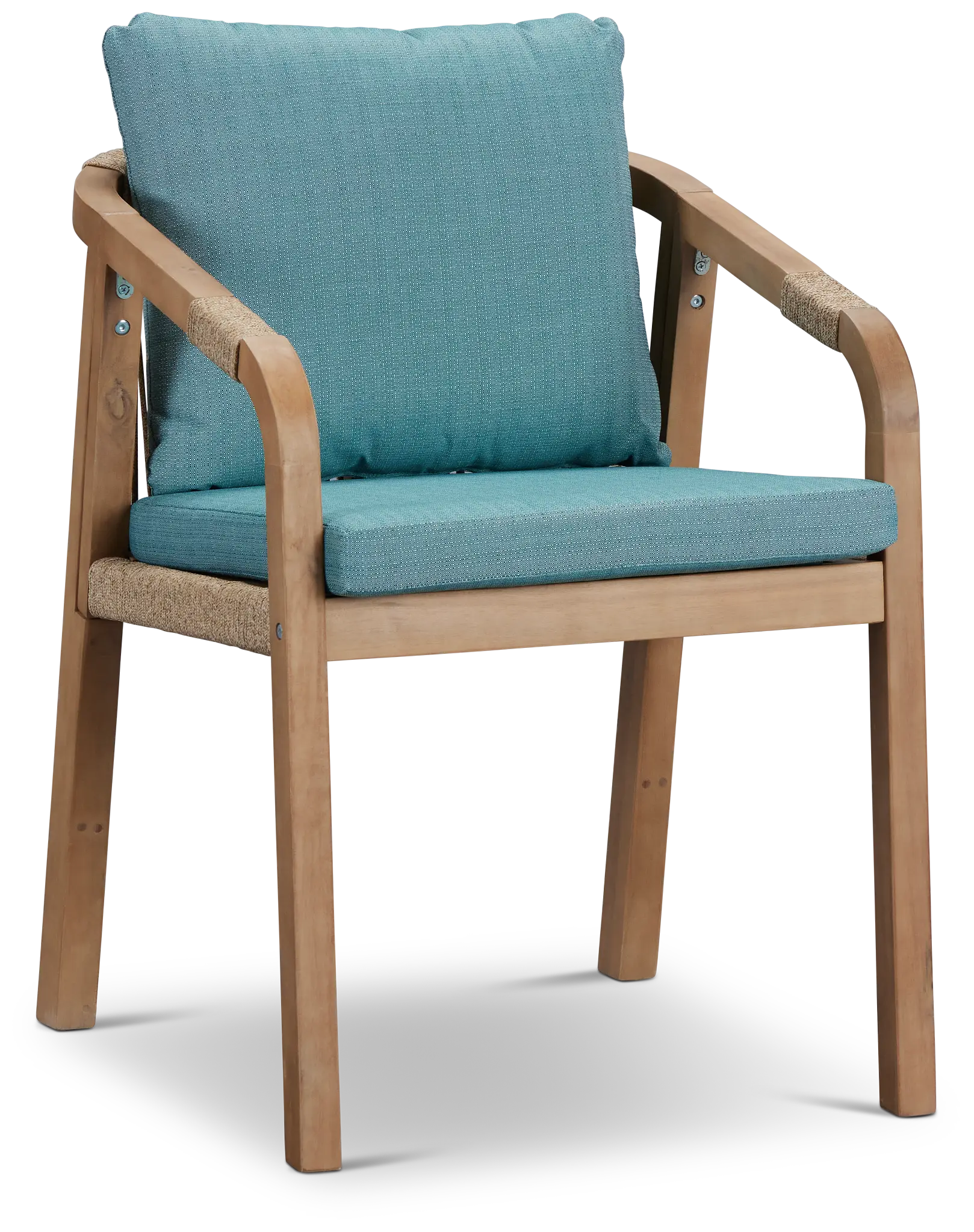 Laguna Teal Cushioned Arm Chair Laguna Teal Cushioned Arm Chair