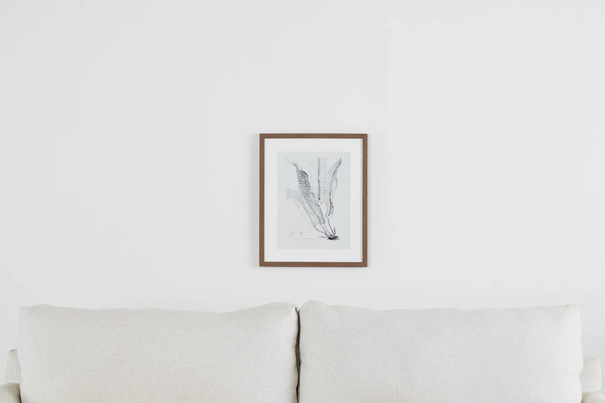 Leaflet Gray Framed Wall Art