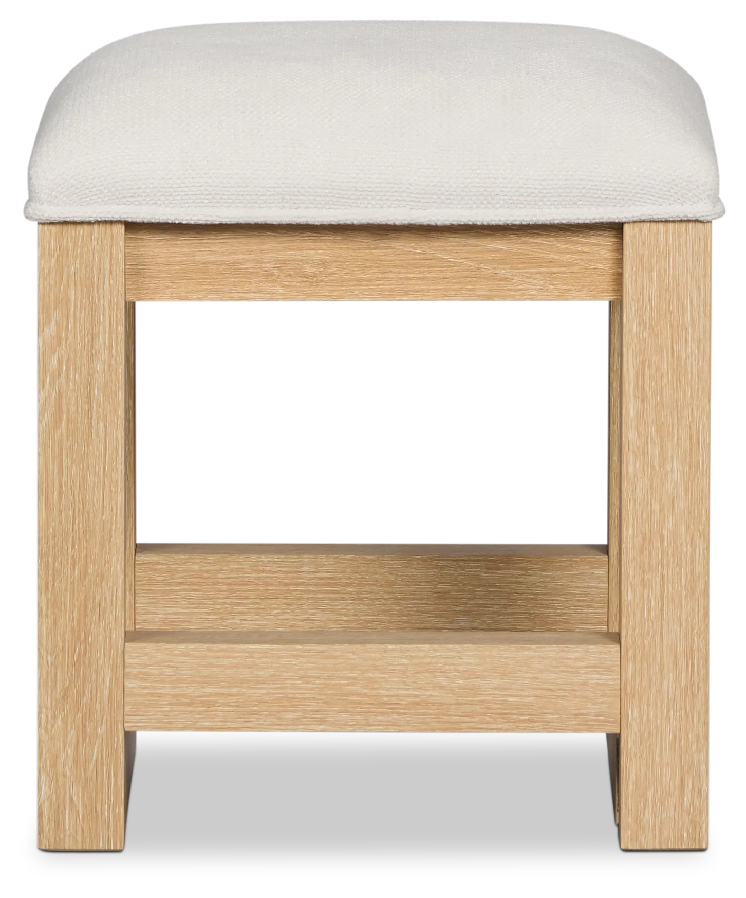 Lyndie Light Tone Uph Vanity Stool