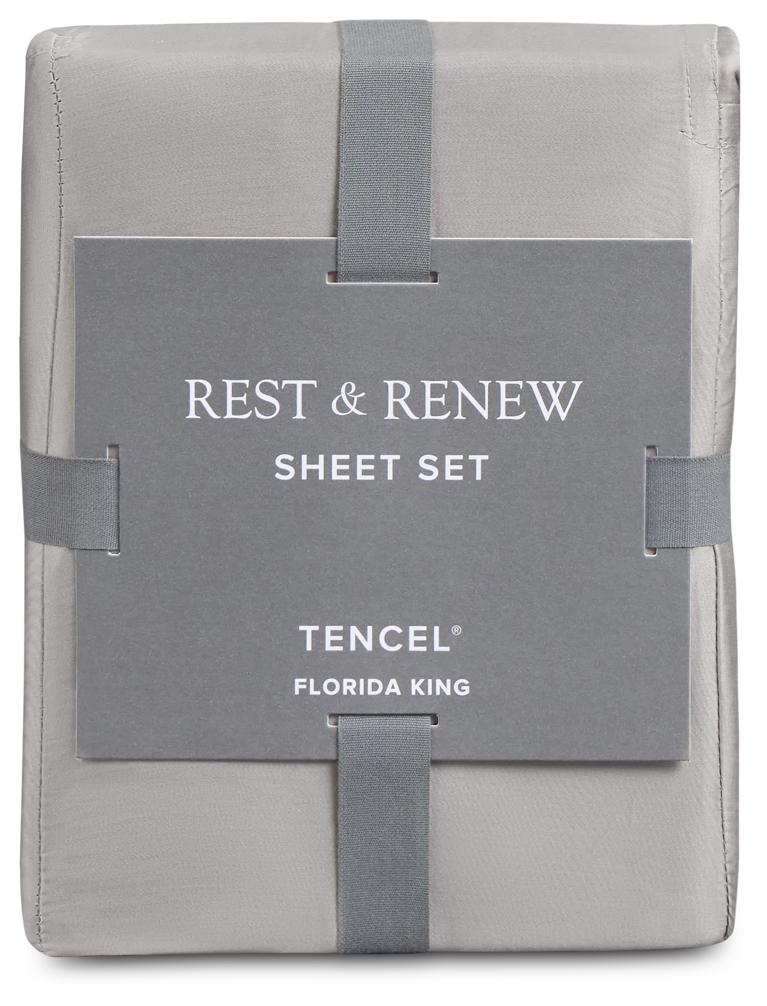 Rest & Renew Tencel Gray 300 Thread Sheet Set