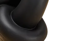 Damla Black Resin Sculpture