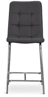 Vienna Dark Gray 24" Upholstered Barstool