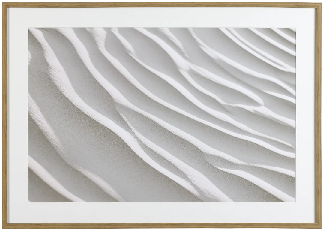 Ebony Beige Framed Wall Art