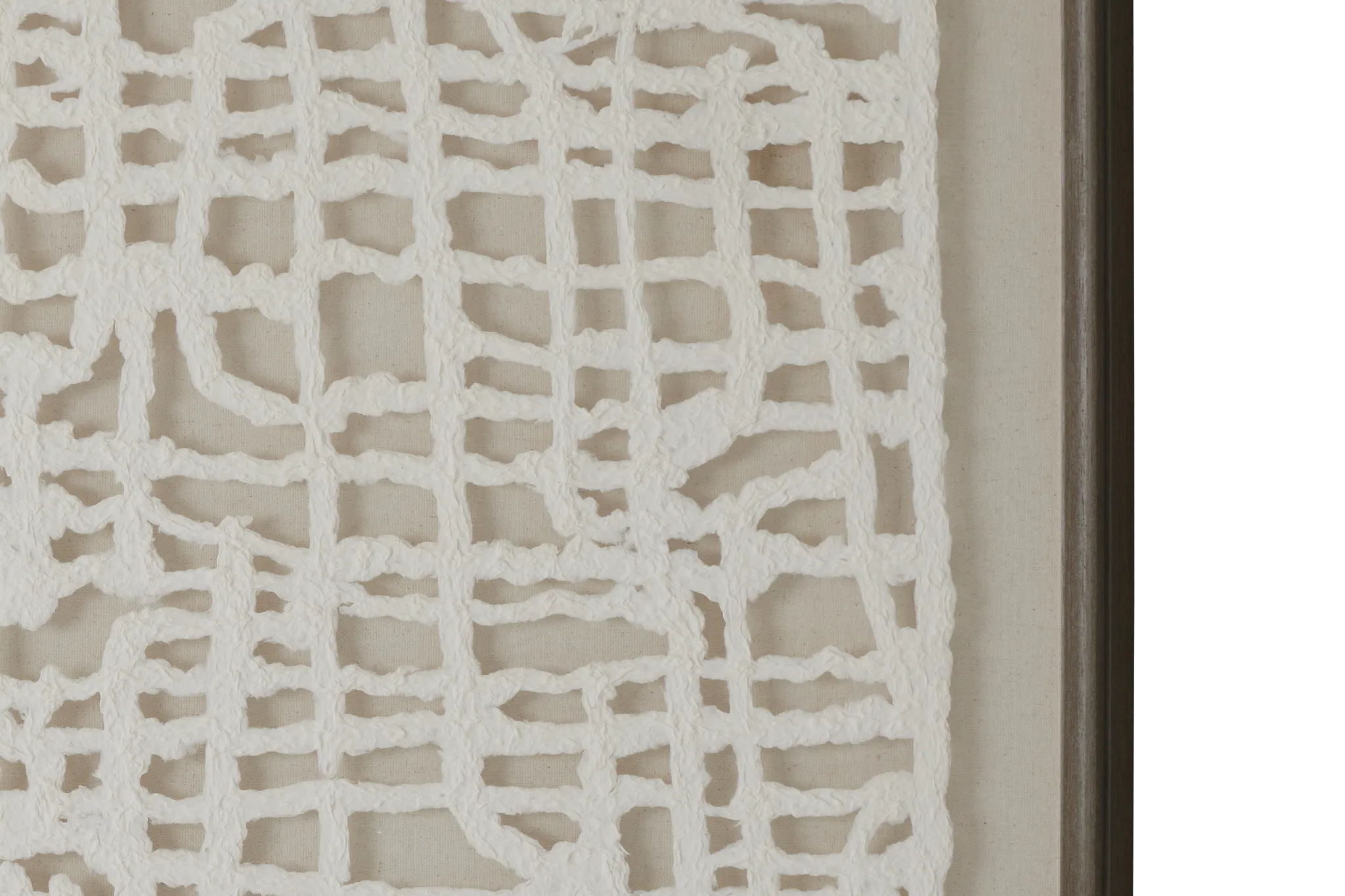 Cameron White Framed Wall Art