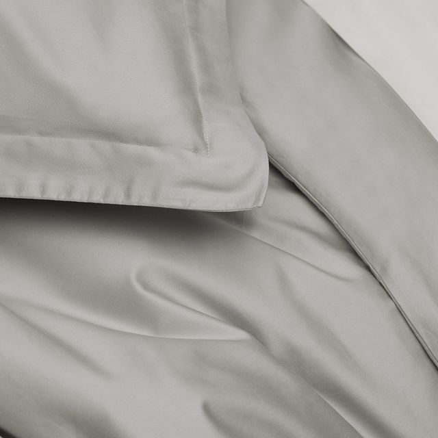 Cotton Sateen Gray 300 Thread Duvet Set (1)