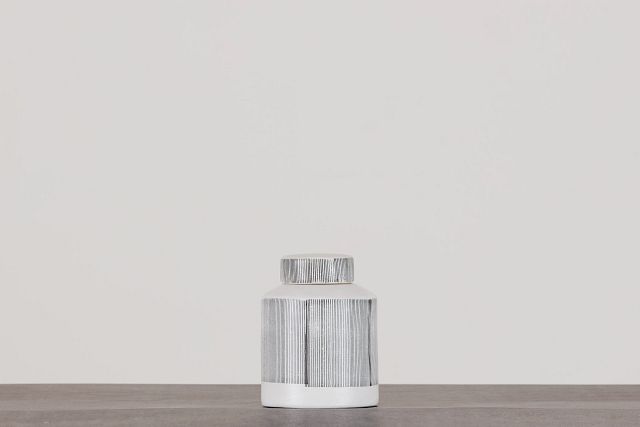 Rigel Gray Ceramic Jar
