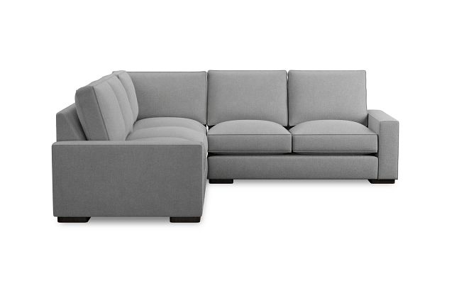 Edgewater Suave Gray Small Two-arm Sectional