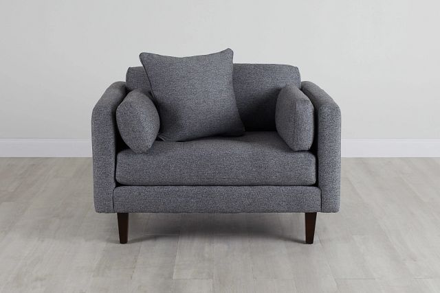 Casen Dark Gray Fabric Chair