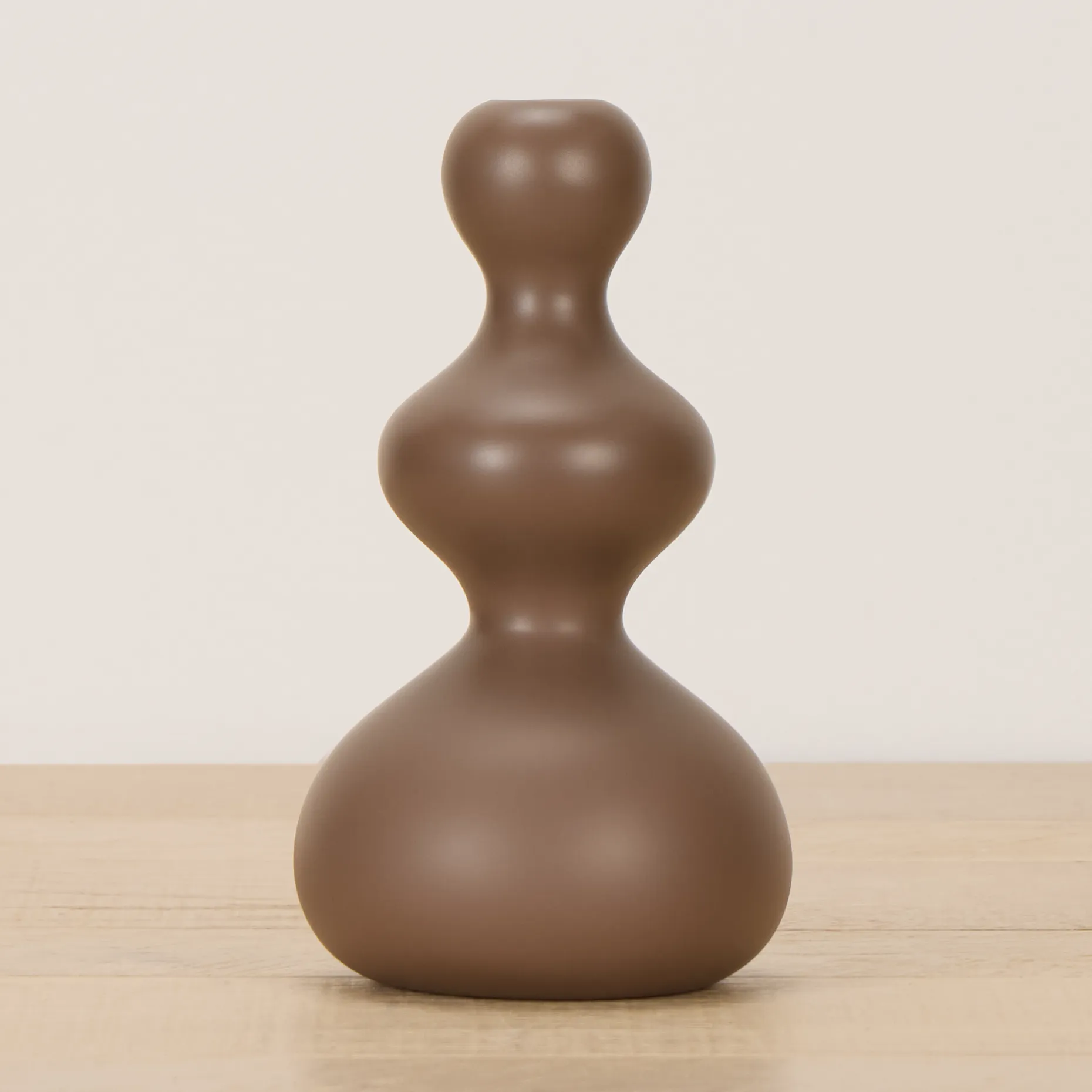 Malid Brown Candle Holder