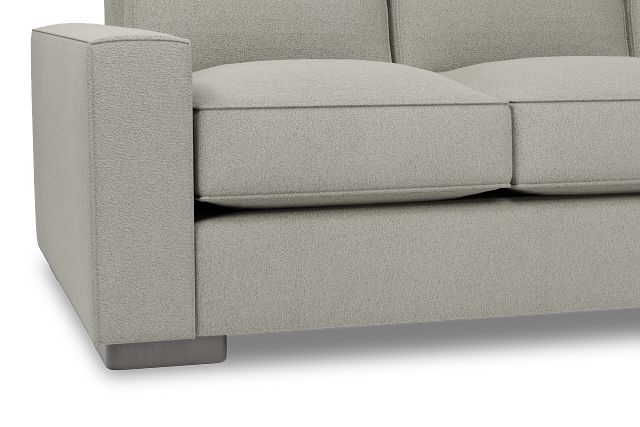 Edgewater Elite Gray 84" Sofa W/ 3 Cushions