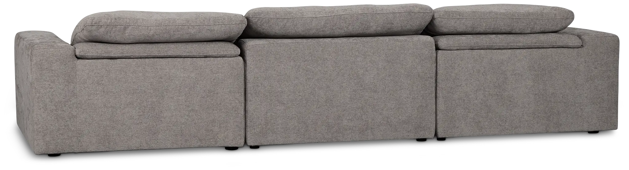 Drift Dark Gray Fabric 3-piece Modular Power Sofa Drift Dark Gray Fabric 3-piece Modular Power Sofa