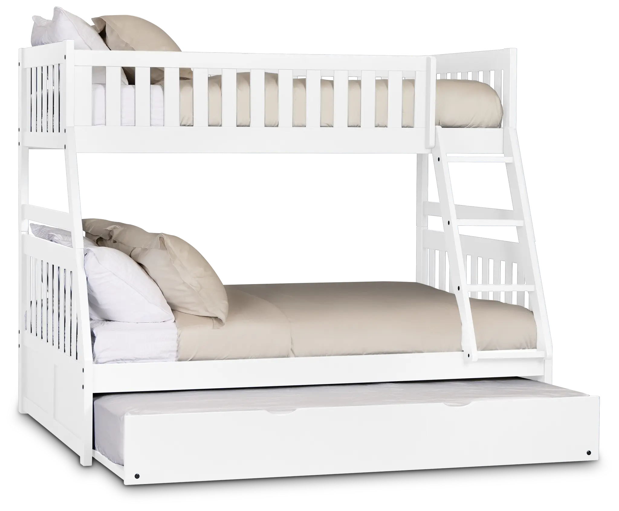 Charleston White Trundle Bunk Bed Charleston White Trundle Bunk Bed