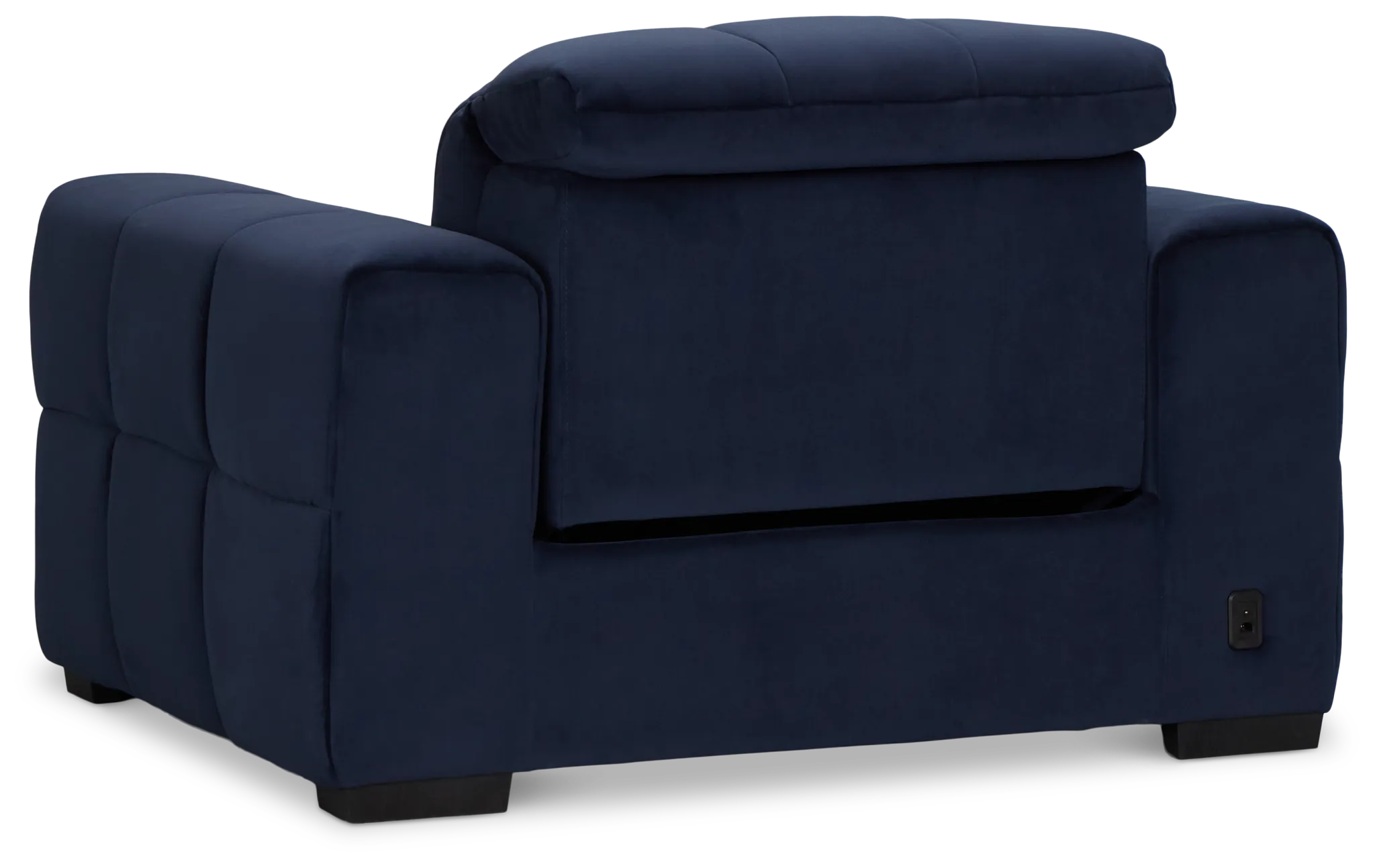 Gemma Navy Velvet Power Recliner