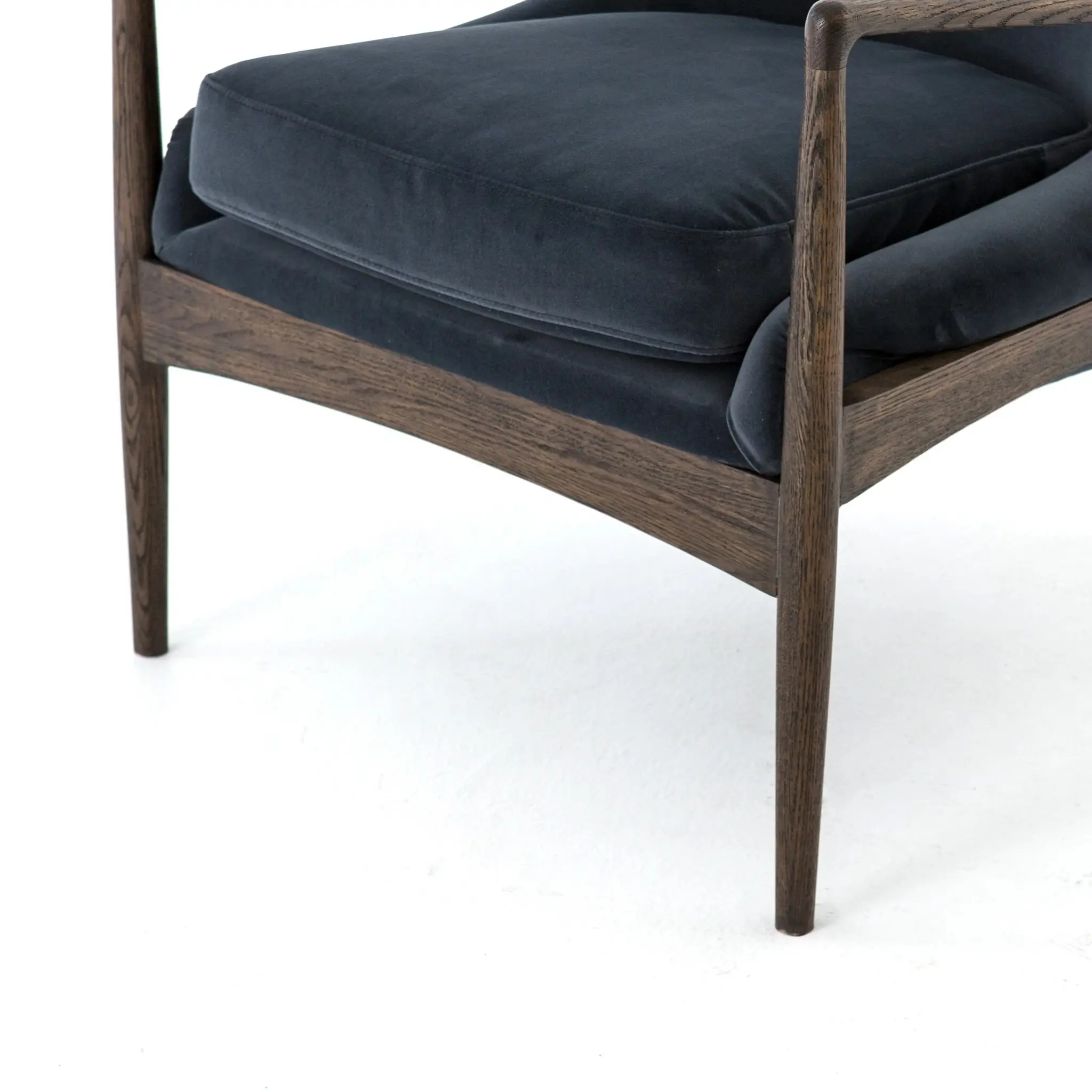 Four Hands Abella Navy Velvet Accent Chair Four Hands Abella Navy Velvet Accent Chair