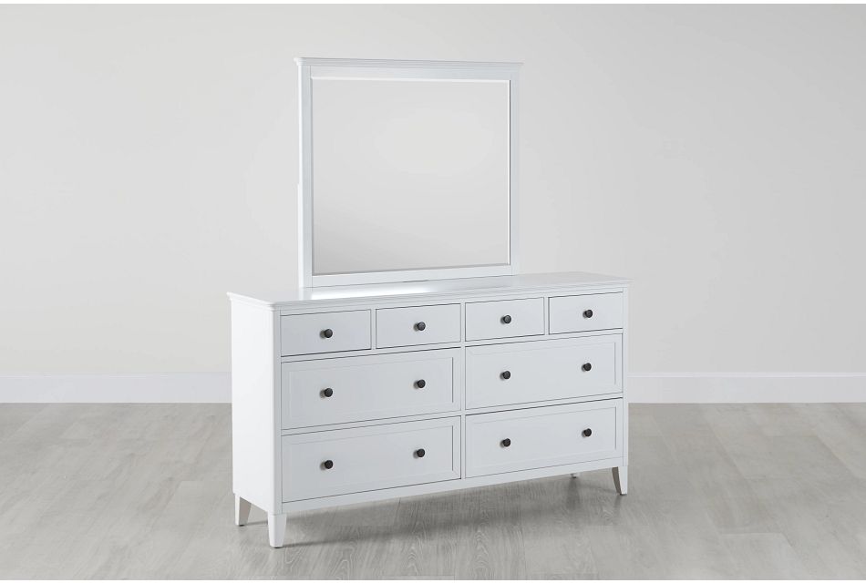 Cooper White Dresser Mirror Bedroom Dressers Mirrors