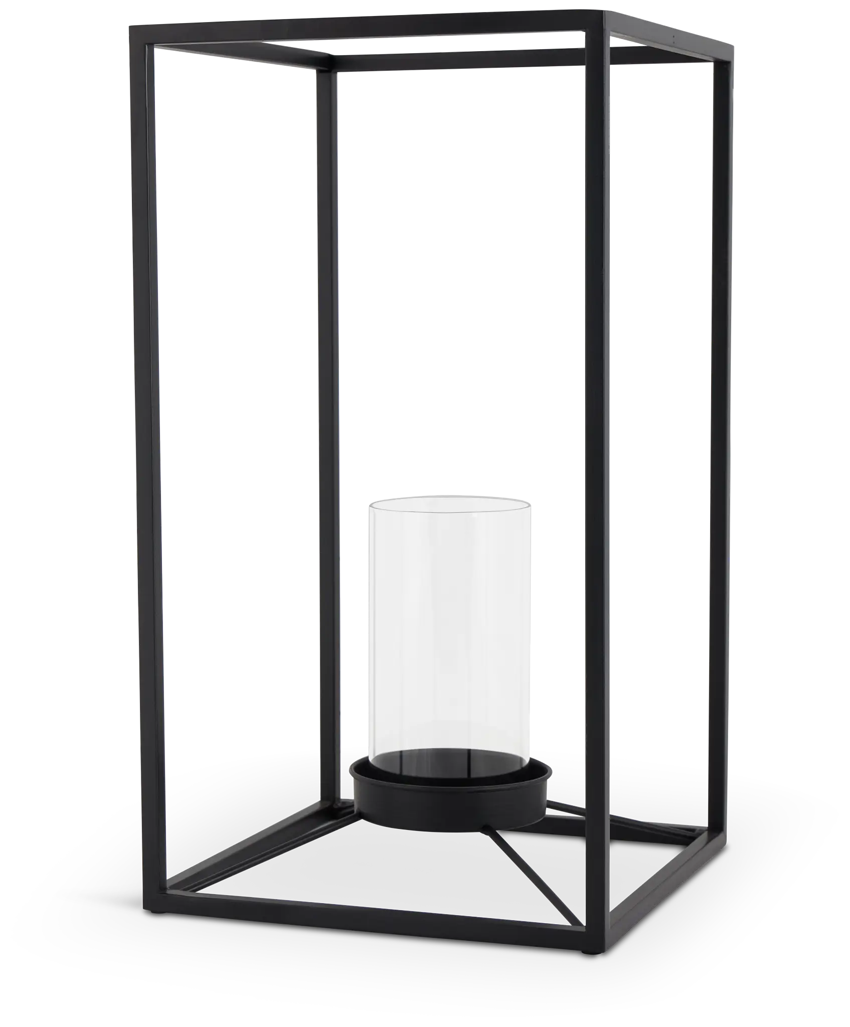 Conally Black Large Candle Holder Conally Black Large Candle Holder