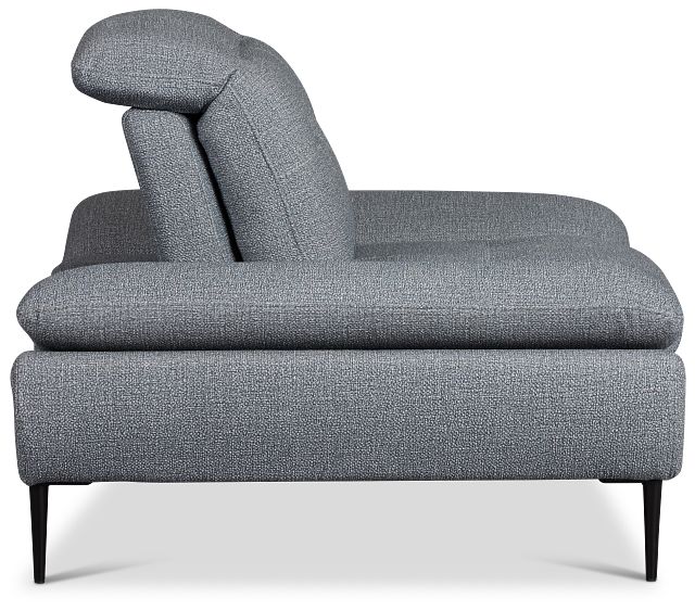 Micah Dark Gray Fabric Chair