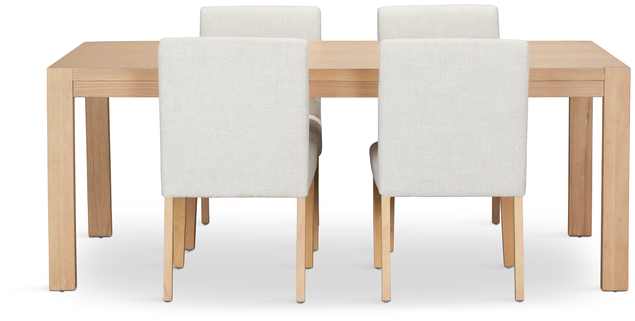 Park Ridge Light Tone Rectangular Table & 4 Upholstered Chairs Park Ridge Light Tone Rectangular Table & 4 Upholstered Chairs