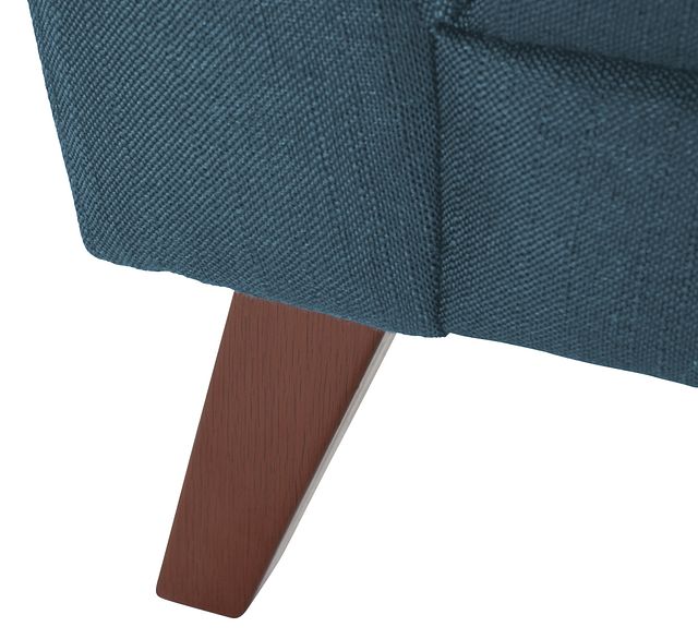 Tahoe Dark Blue Fabric Two-arm Sectional (4)