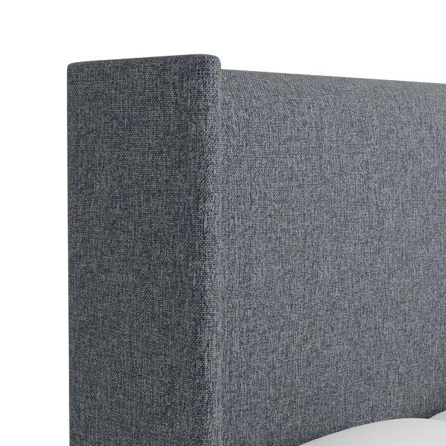 Captiva Elavation Gray 60" Upholstered Shelter Bed