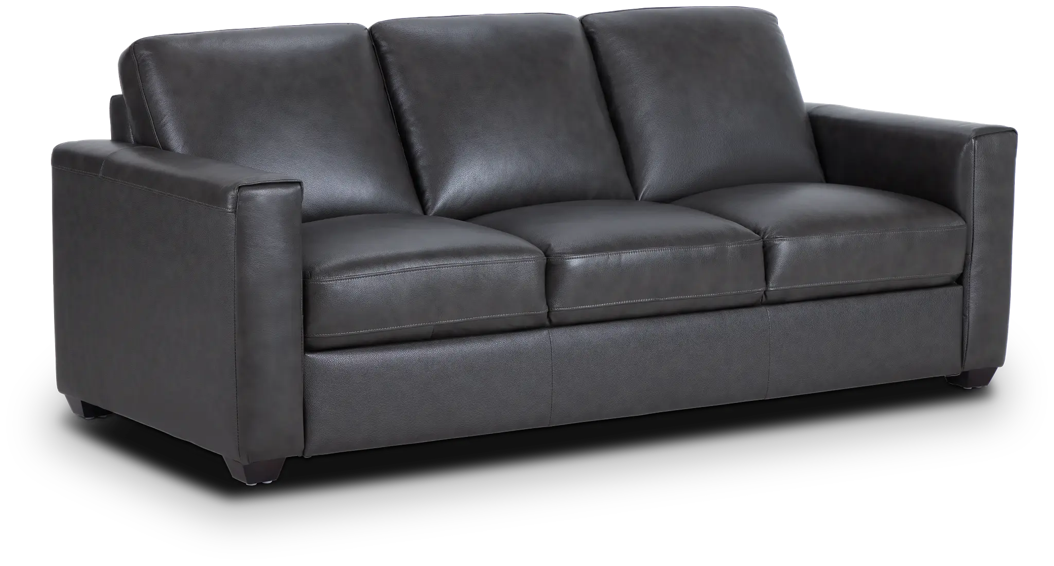 Lane Dark Gray Lthr/vinyl Sofa Lane Dark Gray Lthr/vinyl Sofa