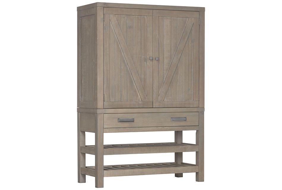 Taryn Gray Bar Cabinet Home Accents Bars City Furniture