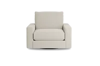 Edgewater Elite Ivory Swivel Chair